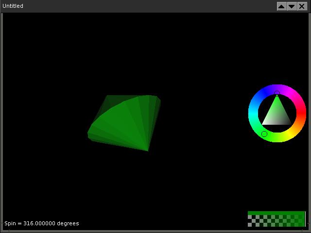 Simple OpenGL context widget